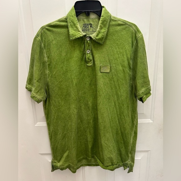 PRPS Other - PRPS Distressed Green Polo Shirt